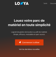 Plateforme de gestion de matériel